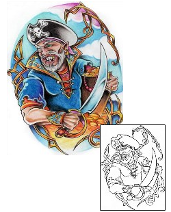 Pirate Tattoo Miscellaneous tattoo | AXF-00488