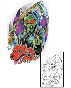 Evil Tattoo Horror tattoo | AXF-00541