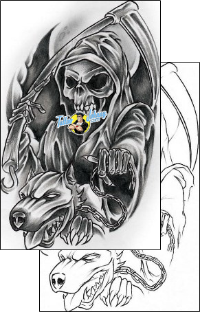 Reaper Tattoo Design AXF-00542 