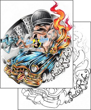 Car Tattoo miscellaneous-fire-tattoos-diaconu-alexandru-axf-00558