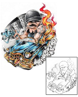 Car Tattoo Miscellaneous tattoo | AXF-00558