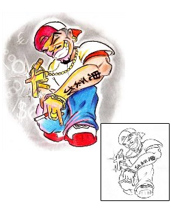 Gangster Tattoo Tattoo Styles tattoo | AXF-00560