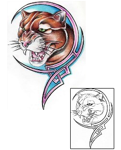 Mountain Lion Tattoo Tattoo Styles tattoo | AXF-00589
