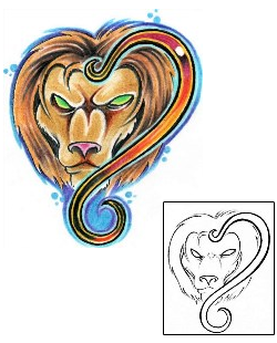 Leo Tattoo Animal tattoo | AXF-00665