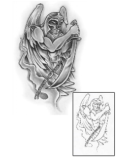 Tattoo black angel Angel Tattoos