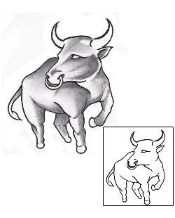 Picture of Taurus tattoo | AXF-00869