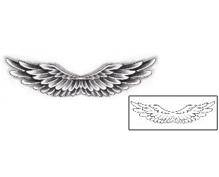 Wings Tattoo For Women tattoo | AXF-00886