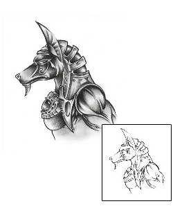 Picture of Shaded Anubis Tattoo