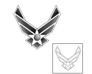 Air Force Tattoo Miscellaneous tattoo | AXF-00971