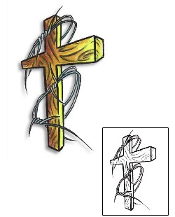 Barbed Wire Tattoo Religious & Spiritual tattoo | AXF-01056