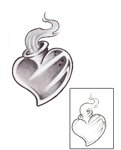 Sacred Heart Tattoo Religious & Spiritual tattoo | AXF-01142