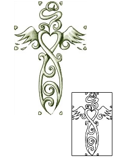 Cross Tattoo Religious & Spiritual tattoo | AYF-00022