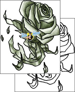 Flower Tattoo plant-life-flowers-tattoos-andrew-brady-ayf-00101
