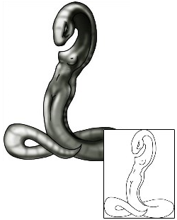 Snake Tattoo Mythology tattoo | AYF-00219