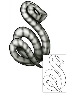 Snake Tattoo Horror tattoo | AYF-00221