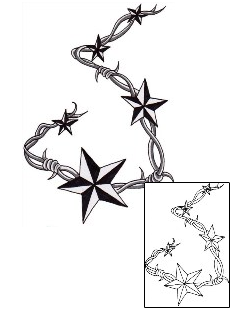 Star Tattoo Astronomy tattoo | AZF-00015