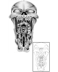 For Men Tattoo Horror tattoo | AZF-00019