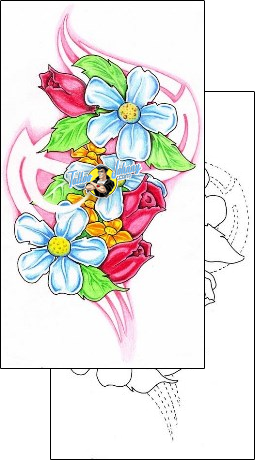Flower Tattoo plant-life-flowers-tattoos-jeramie--combs-azf-00036