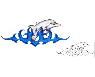 Dolphin Tattoo Tattoo Styles tattoo | AZF-00038