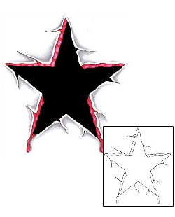 Star Tattoo Astronomy tattoo | AZF-00041