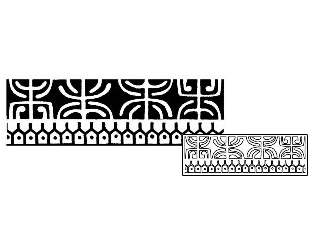Polynesian Tattoo Specific Body Parts tattoo | B1F-00024