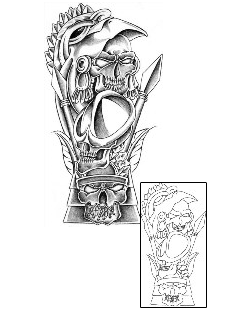 Aztec Tattoo Ethnic tattoo | BAF-00030