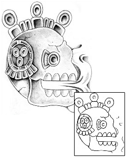 Aztec Tattoo Ethnic tattoo | BAF-00045