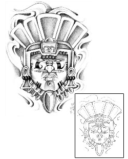 Aztec Tattoo Ethnic tattoo | BAF-00059