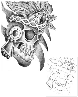 Aztec Tattoo Ethnic tattoo | BAF-00076