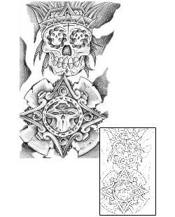 Aztec Tattoo Ethnic tattoo | BAF-00077