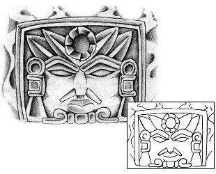 Aztec Tattoo Ethnic tattoo | BAF-00079