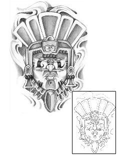 Aztec Tattoo Ethnic tattoo | BAF-00082