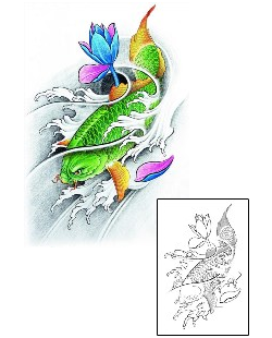 Koi Tattoo Tattoo Styles tattoo | BAF-00127