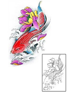 Koi Tattoo Tattoo Styles tattoo | BAF-00129