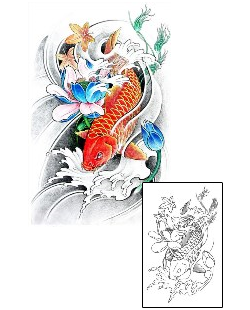 Koi Tattoo Tattoo Styles tattoo | BAF-00143