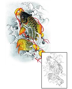 Koi Tattoo Tattoo Styles tattoo | BAF-00147