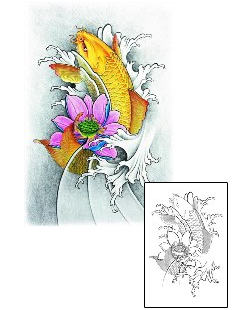 Koi Tattoo Tattoo Styles tattoo | BAF-00153