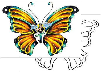 Butterfly Tattoo butterfly-tattoos-brandon-bond-bbf-00015
