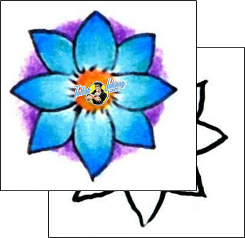 Flower Tattoo plant-life-flowers-tattoos-brandon-bond-bbf-00040