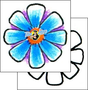 Flower Tattoo plant-life-flowers-tattoos-brandon-bond-bbf-00042