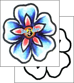 Flower Tattoo plant-life-flowers-tattoos-brandon-bond-bbf-00043