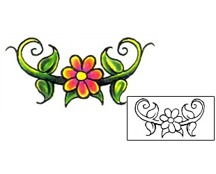 Vine Tattoo Specific Body Parts tattoo | BBF-00045