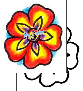 Flower Tattoo plant-life-flowers-tattoos-brandon-bond-bbf-00047