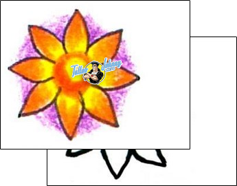 Flower Tattoo plant-life-flowers-tattoos-brandon-bond-bbf-00048