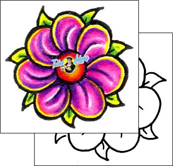 Flower Tattoo plant-life-flowers-tattoos-brandon-bond-bbf-00051