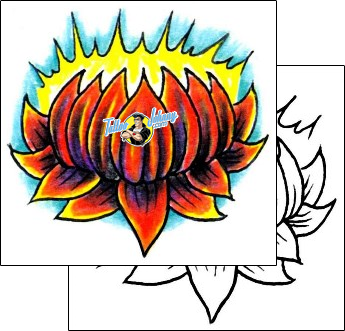 Flower Tattoo plant-life-flowers-tattoos-brandon-bond-bbf-00073