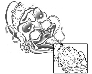 Mask Tattoo Miscellaneous tattoo | BCF-00018