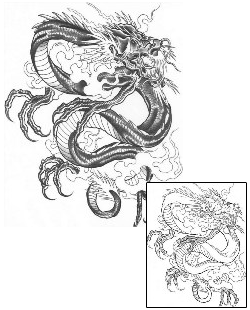 Asian Tattoo Mythology tattoo | BCF-00022