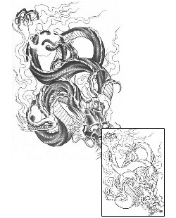 Asian Tattoo Mythology tattoo | BCF-00025