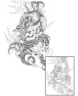 Dragon Tattoo Mythology tattoo | BCF-00034